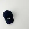 Gorra Infantil Qiu Nan Primavera y Otoño Nueva Moda Letra Visera Gorra de Béisbol para Niños y Niñas Protección Solar Gorro de Bebé