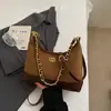Bolso de Cadena de Nicho Nuevo Invierno 2025, Moderno para el Trabajo, Gran Capacidad, Alto Atractivo Estético, Bolso tipo Cubo de Bollo para Hombro