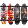Novo Skate R7 de Nylon com Ponte de Mola para Terreno, Skate de Quatro Rodas para Iniciantes, Skate de Quatro Rodas Unissex para Rua