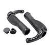 Tapa Antideslizante de Goma para Manillar de Bicicleta Bloqueo de Aleación de Aluminio Manillar de Bicicleta de Montaña Cubierta Antideslizante para Manillar de Bicicleta