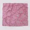 Bufanda Cuadrada Pequeña de Gasa Floral con Pedrería y Perlas Estilo Nuevo Pañuelo Malayo Bufanda Chal de Gasa de Minoría Étnica 90x90cm