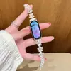 Pulseira de Metal Corrente Estrela de Diamante Adequada para Apple Watch 10 S11 S12 Geração Huawei Fit5 Pulseira Xiaomi