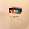 Broche de Energia que Muda de Humor, Insígnia Metálica de Bateria Social Deslizante Personalizada, Acessório de Pino de Expressão Unissex