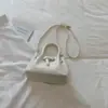 Bolso pequeño elegante y atractivo estilo coreano modelo nuevo 2026 bolso de mano de color liso bolso cruzado con patrón tejido bolso de mano exquisito