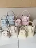 Bolso Cruzado Exquisito de Lunares con Lazo de un Solo Hombro Estilo Coreano para Mujer, Bolso de Mano Dulce de Color Sólido a la Moda, Mochila Elegante y Única