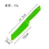 Cuchillo de fruta de plástico de seguridad para niños con diseño de explosión de Amazon que no daña las manos, juguete para niños de educación temprana en jardín de infantes, cuchillo para pastel