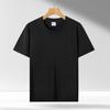 Playera de Algodón de Amoníaco Líquido Fresco de Cuello Redondo de Manga Corta con Logotipo Personalizado Transpirable Ropa de Trabajo Publicidad Corporativa Uniforme de Clase de Equipo Bordado