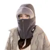 Chapéu Lenço Integrado à Prova de Vento para Ciclismo de Inverno Feminino com Forro de Fleece Máscara Quente Proteção para Ouvidos Chapéu à Prova de Frio para Ciclismo Chapéu Lei Feng