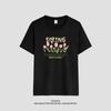 Camiseta de manga corta de seda de hielo fresca para hombres y mujeres, camiseta igual para hombres, casual, a juego, ropa exterior elegante y a la moda, estilo adelgazante para parejas