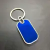 Llavero de metal en blanco llavero de acero de color forma especial llavero personalizado fábrica directa personalizado pequeño regalo al por mayor