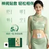 Parches de artemisa y Poria producción OEM, parches herbales de moxibustión para la humedad abdominal, parches de artemisa Sanfu para el ombligo