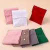 Bolsa de terciopelo con tapa abatible de alta calidad, bolsa de almacenamiento para joyas, fabricante, venta al por mayor, múltiples especificaciones, bolsa de embalaje de terciopelo para adornos