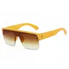 Gafas Deportivas de Marco Grande Transfronterizas 2025 Estilo Nuevo de Moda Europeo y Americano Gafas de Sol Personalizadas Gafas de Sol Cuadradas Unisex