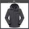 Ropa de Trabajo Transfronteriza con Capucha para Exteriores Funcional Cortavientos Impermeable para Montañismo Chaqueta Tres en Uno Personalizable para Hombre