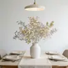 Folhas de Sândalo Imitação Douradas com Lantejoulas, Folhas de Ouro Imitação, Folhas Prateadas, Acessórios para Balde da Fortuna, Arranjo de Flores, Decoração de Casa, Suprimentos para Casamento
