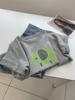 Camiseta de Manga Corta con Borde Enrollado y Estampado de Elefante para Mujer, Nuevo Estilo Verano 2026, Cuello Redondo, Corte Holgado, Casual, Adelgazante, Top con Manga de Volante