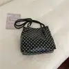 2026 Verão Nova Moda Para Ir ao Trabalho Grande Capacidade Bolinhas Bolsa de Ombro Transversal Tote Bolsa Feminina Atacado
