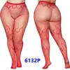 Tallas Grandes Medias de Red Europeas y Americanas de Encaje Conjunto de Lencería Sexy Medias de Red Pantimedias Sexy de Entrepierna Abierta Piernas Hermosas