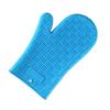 Luvas de silicone para cozimento com padrão de três palavras 165g, luvas de dois dedos para forno, micro-ondas, cozinha, antiderrapante, isolamento térmico, luvas para churrasco