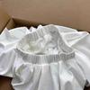 Falda Blanca de Línea A con Botones para Mujer, Look Adelgazante de Cintura Baja, Falda Corta Sexy Pura Pasión, Culottes Ajustados para el Verano 2025
