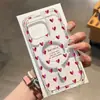 Soporta Succión Magnética Magsafe, Funda Morada Simple con Forma de Corazón para Apple 17Promax, Cubierta Protectora para iPhone13Pro