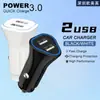 Carregador de Carro Duplo USB Transfronteiriço 3.1A Carregador Inteligente de Celular Duplo USB Um para Dois Modelo Novo Mini de Porta Dupla