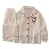 Pijama Infantil 2026 Novo Modelo Algodão Nuvem Primavera e Outono Manga Longa Desenho Animado Doce Princesa Roupa de Casa para Crianças Maiores