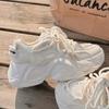 Zapatillas de Papá de Zhao Lusi para Mujer 2024 Primavera y Verano Nuevo Popular Malla Transpirable Suela Gruesa Zapatillas para Aumentar la Altura