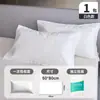 Juego de Cuatro Piezas de Funda de Almohada y Sábana Desechables de Algodón Puro, Anti-Suciedad de Hotel, Extra Grande y Grueso, Empaquetado Individualmente, Suministros de Viaje Portátiles