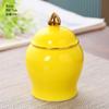 Mini Frasco General Dorado Brillante Dan Ungüento Polvo Botella Caja de Cerámica Almacenamiento de Píldoras Frasco Sellado Mini Frasco General