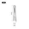 Pinza para hielo de acero inoxidable 304, pinza para alimentos multifuncional para cocina doméstica, pinza antideslizante para cubitos de hielo de bar, pinza para cubos de azúcar al por mayor