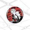 Laser emblema motosserra 58-75mm emblema dos desenhos animados broche dos desenhos animados yummy millet