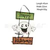 Suministro Nuevo Producto Artesanía de Decoración para el Hogar de Madera Regalo Colgante Forma de Fantasma Calabaza Calavera Festival de Fantasmas Halloween