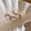 Moda Europea y Americana Pendientes Colgantes de Metal Simples Versátiles Pendientes con Forma de C Pendientes de Celebridad de Internet