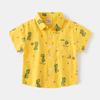 Camisetas de Manga Corta de Verano para Niños 2026 Venta al por Mayor Camisetas con Estampado de Dinosaurios para Niños Moda para Bebés Tops Holgados Dropshipping