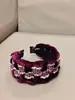 Nova Faixa de Cabeça Larga Retro de Luxo para Outono e Inverno com uma Pequena Trança de Veludo Rica Estilo Chanel Grampo de Cabelo