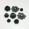 Charms para Zapatos Dulces Florales de Flor de Pompón Moldeada por Inyección de Gama Alta Desmontables Estilo Chanel para Zuecos