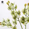 Ventas Directas de Fábrica Orquídeas Artificiales Orquídeas Eva Urraca y Orquídeas Mil Pájaros para Paisajismo, Arreglos Florales de Boda, Muestras de Decoración del Hogar