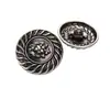 Cabeza de León Metal Tejido a Mano Moda y Exquisito Traje de Ropa de Lana Abrigo Exterior Cortavientos Botones Botones