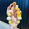 Cadena para Teléfono Móvil con Cuentas de Hongo Llavero Cadena Colgante para Teléfono Móvil Pulsera Acrílica Femenina Colgante para Bolso Pequeño Regalo Venta al por Mayor