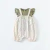 Roupa Infantil 2026 Macacão de Verão para Bebês Meninas de 0-2 Anos, Macacão Fofo Elegante de Bolinhas para Bebês, Conjunto Classe A