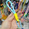 Cordón para teléfono móvil de color contrastante con hebilla de montañismo, cuerda corta para muñeca tejida, portátil, de seguridad, anti-pérdida, cordón para bolsa.