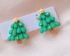Pendientes de clip para orejas sin agujeros para niñas, aretes falsos navideños para niñas, aretes de princesas con dibujos animados