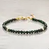 Pulsera facetada de ágata azul y cornalina, superventas transfronteriza, un accesorio versátil para el día a día, perfecto para parejas, disponible al por mayor