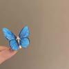 Tiktok mismo estilo super hada púrpura horquilla de mariposa clip para flequillo clip lateral moda retro clip de pico de pato dulce horquilla rota