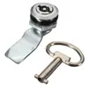 En stock cilindro de cerradura caja de distribución recta/triangular cerradura cilindro de cerradura de buzón lengüeta llave abierta
