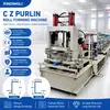 Máquina de Conformado por Rodillos de Acero Inoxidable en Forma de C Cz Equipo de Conformado Integrado Totalmente Automático Máquina de Conformado por Rodillos de Doblado en Frío