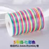 Ele Fio de nó chinês 5 fios trançados à mão fio vermelho fio de mão fio de tecelagem linha de tecelagem cordão para pendurar pingente diy cordão de jade