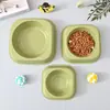 Comedero para gatos, comedero para perros, plato para gatos, tazón de plástico para mascotas, bebedero para gatos, comedero para gatos, recipiente de comida, suministros para comedero de gatos