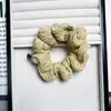 Novedoso Scrunchie de Lana Tejida Hueco de Gran Tamaño Estilo Coreano, Versátil para Peinados de Moño o Cola de Caballo